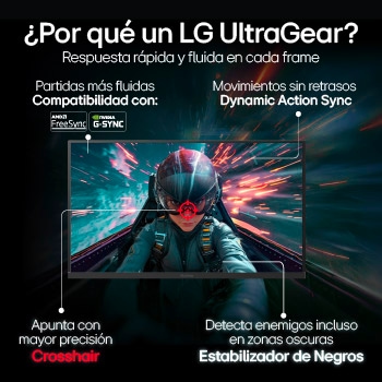 Monitor Gamer UltraGear™ 27" FHD IPS